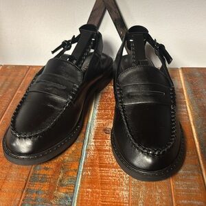 Sincerely Jules Sleek Black Slip-On Loafers